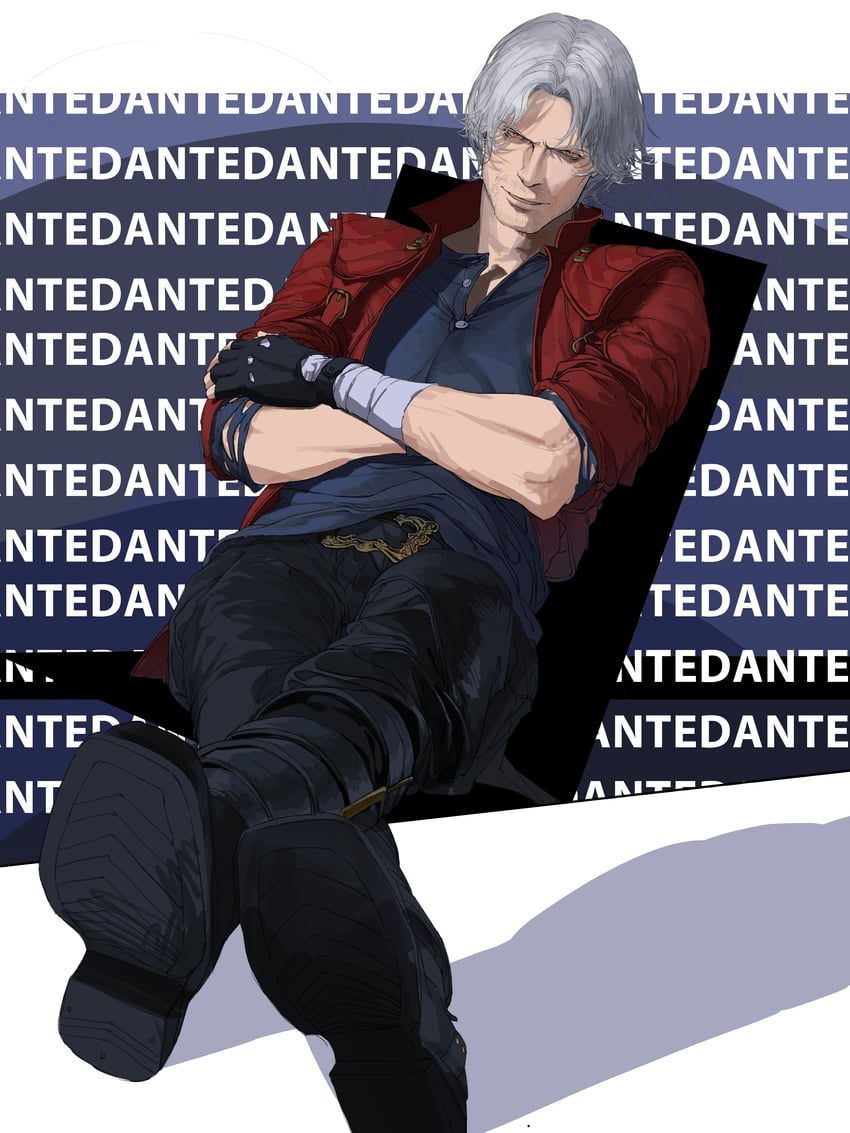 dante (devil may cry and 1 more) drawn by yingyuzi010523