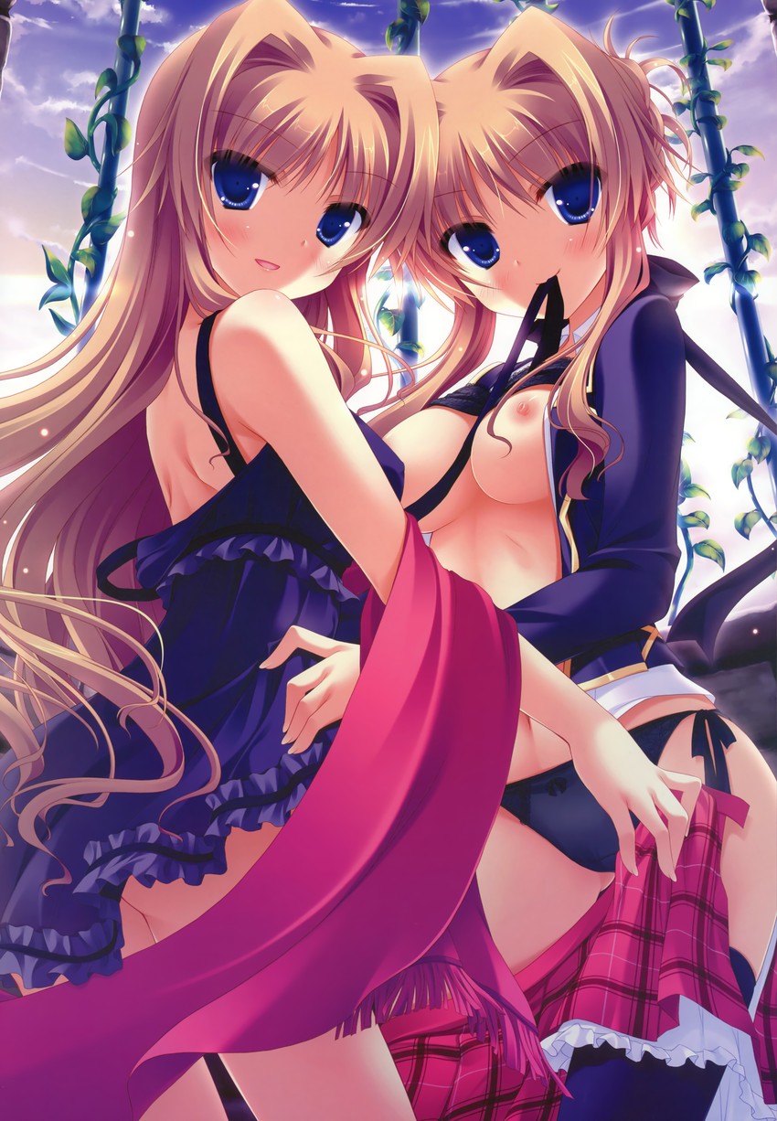 chisha (dengeki hime and 1 more) drawn by yukie_(peach_candy)