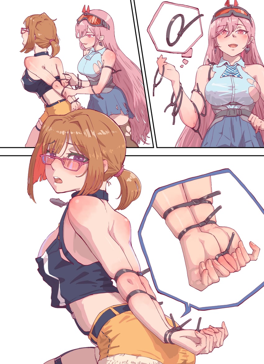 grizzly mkv and sig mcx (girls' frontline) drawn by leveen