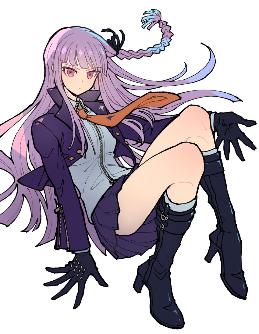 kirigiri kyoko (danganronpa and 1 more) drawn by youko-shima