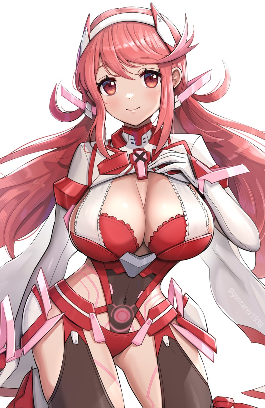 pyra (xenoblade chronicles and 1 more) drawn by gonzarez