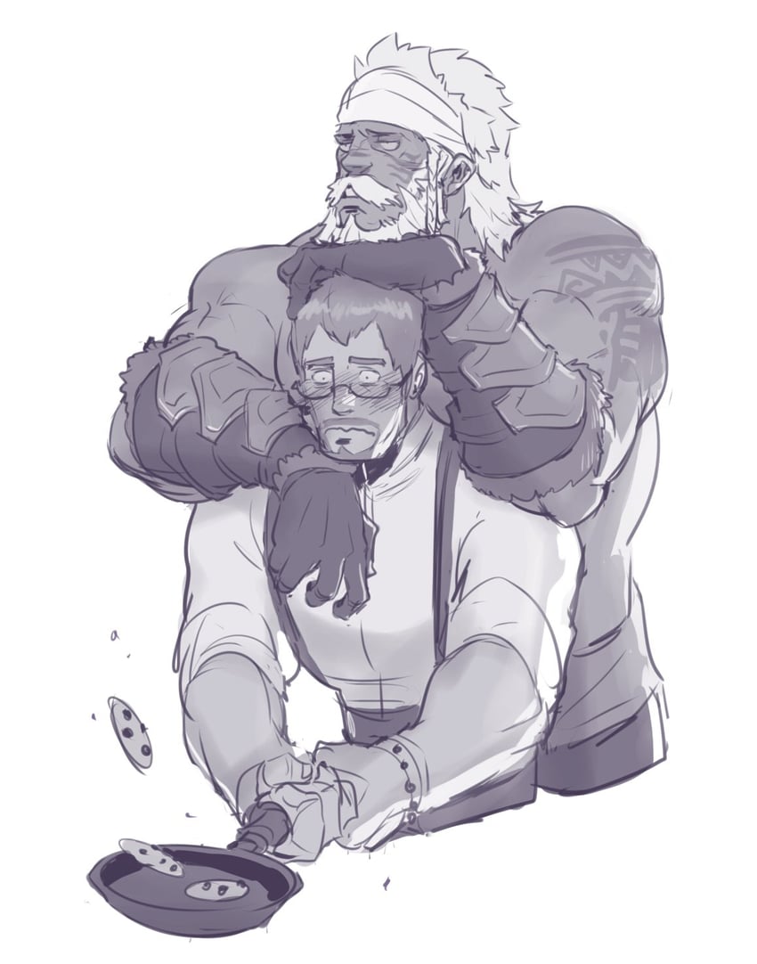 ardbert hylfyst and lyon rem helsos (final fantasy and 1 more) drawn by wkokbu