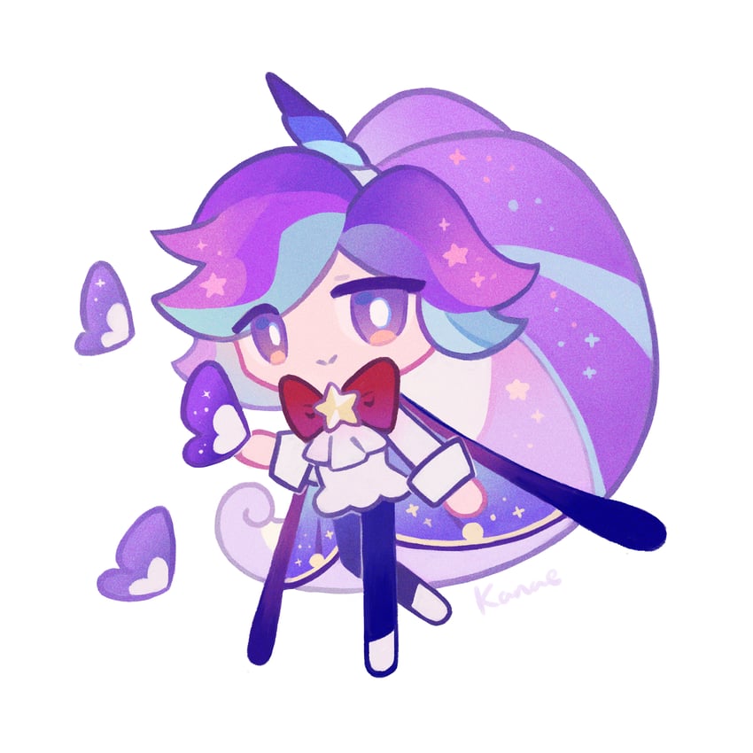 cream unicorn cookie (cookie run and 1 more) drawn by kanae_(cookie)