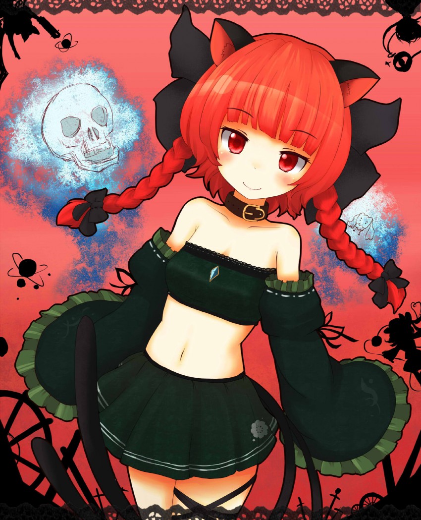 komeiji koishi, komeiji satori, kaenbyou rin, reiuji utsuho, and spoo (touhou and 1 more) drawn by shiro_tsugumi
