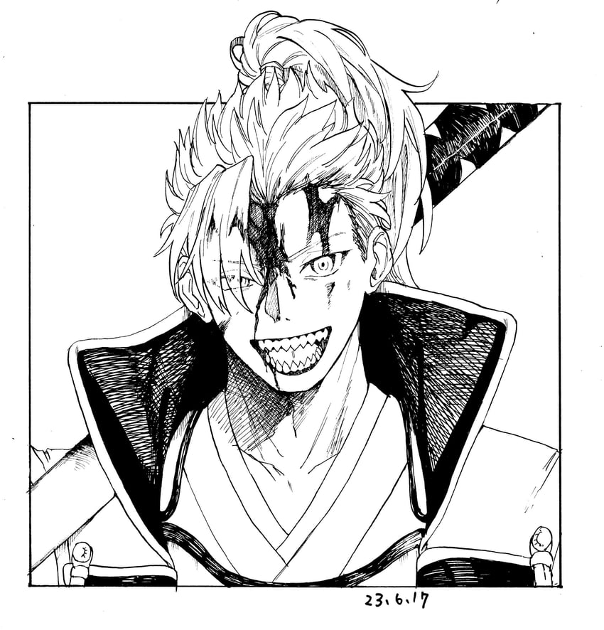 mori nagayoshi (fate and 1 more) drawn by noz_2to