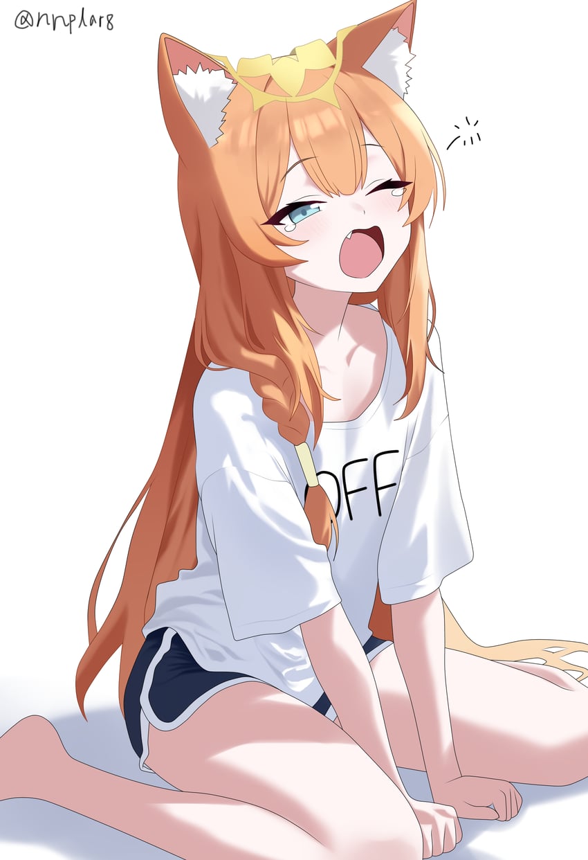 mari and off mode mari (blue archive) drawn by potgit
