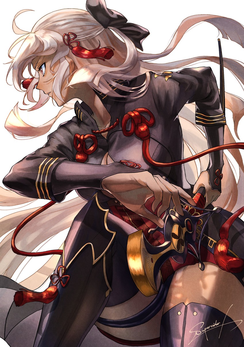 okita souji and okita souji alter (fate and 2 more) drawn by akiwashi