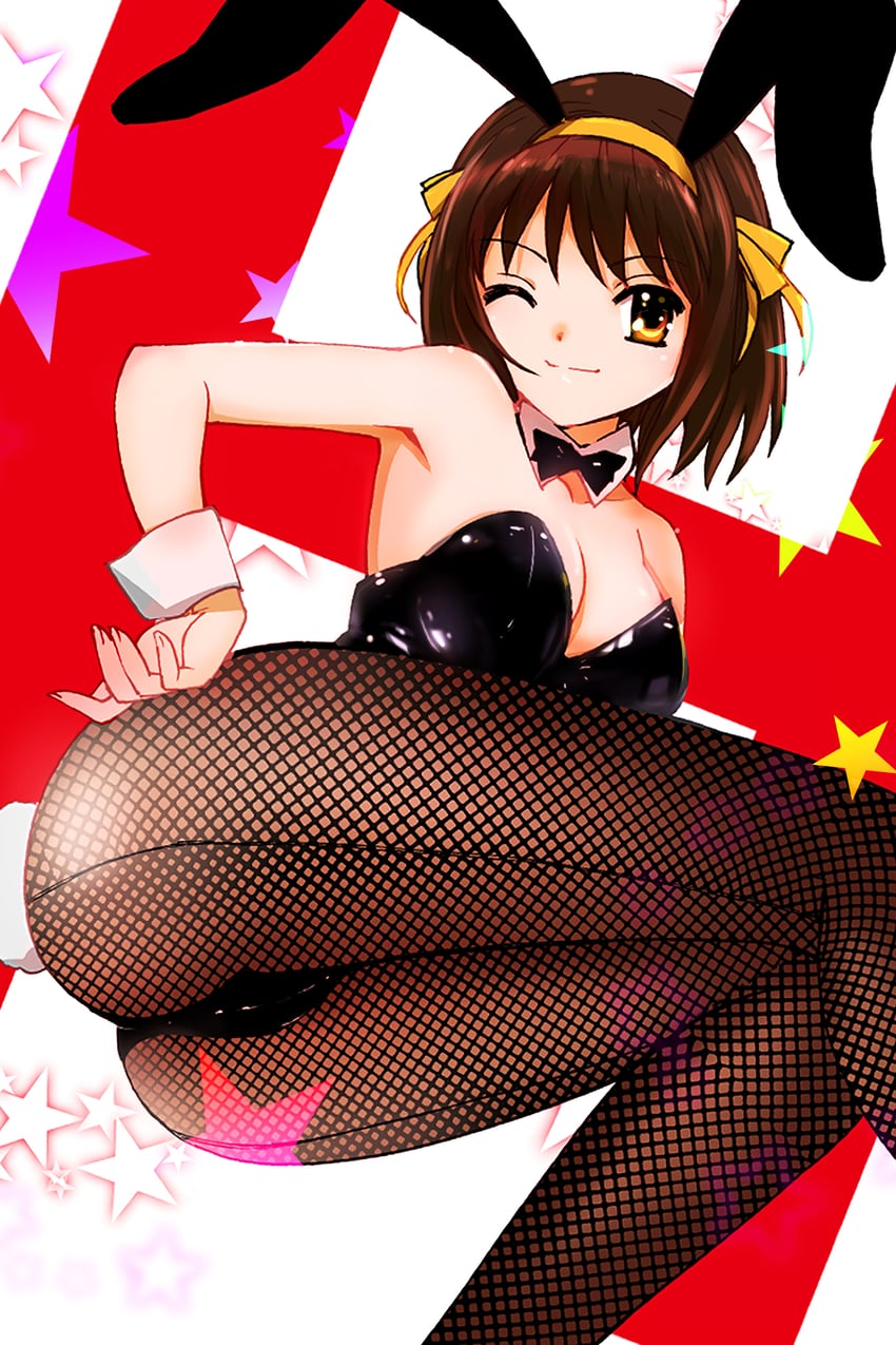 suzumiya haruhi (suzumiya haruhi no yuuutsu) drawn by tanaka_yutaka