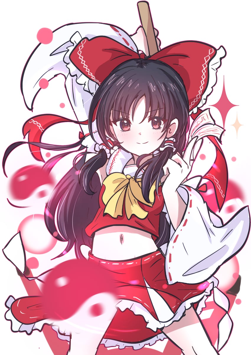 hakurei reimu (touhou) drawn by giorgio_(yo_sumire_sola1)