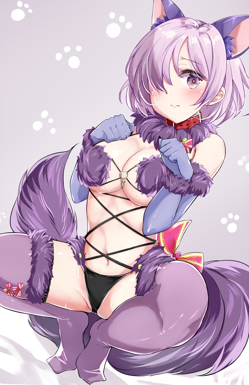 mash kyrielight (fate and 1 more) drawn by hamaken._(novelize)