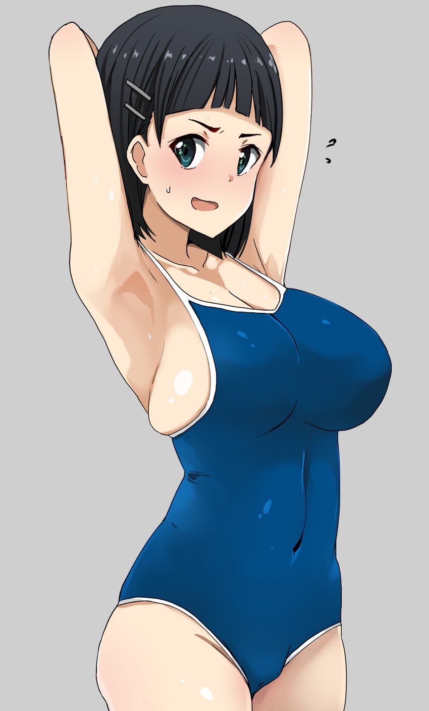 kirigaya suguha (sword art online) drawn by h2o_(ddks2923)