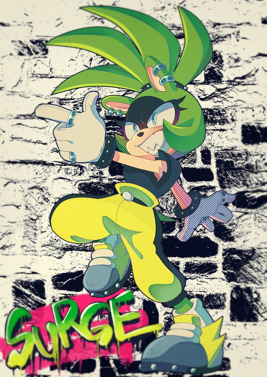surge the tenrec (sonic and 1 more) drawn by tezz