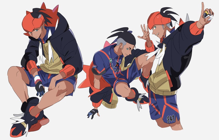 raihan (pokemon and 1 more) drawn by ch_walnut