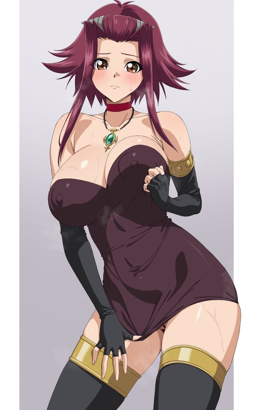 izayoi aki (yu-gi-oh! and 1 more) drawn by fuooooo