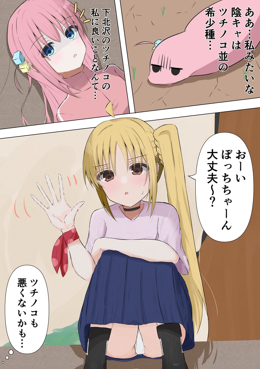 gotoh hitori and ijichi nijika (bocchi the rock!) drawn by norashiro