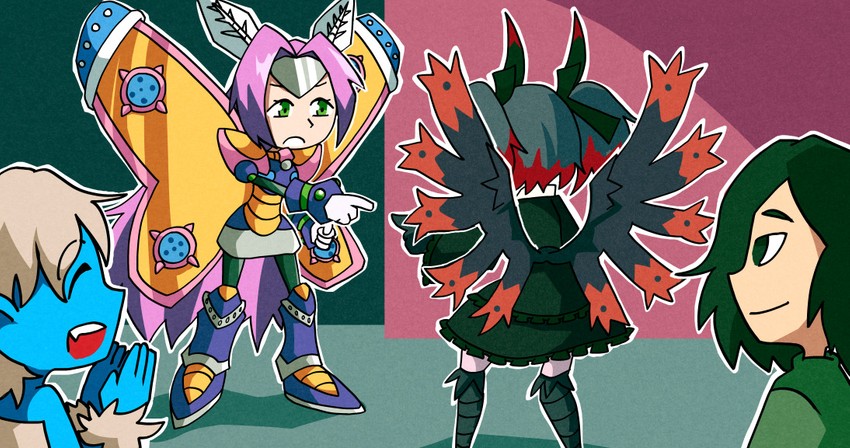 ignitrix, osamodas, and morph moth (marvel and 7 more) drawn by setz