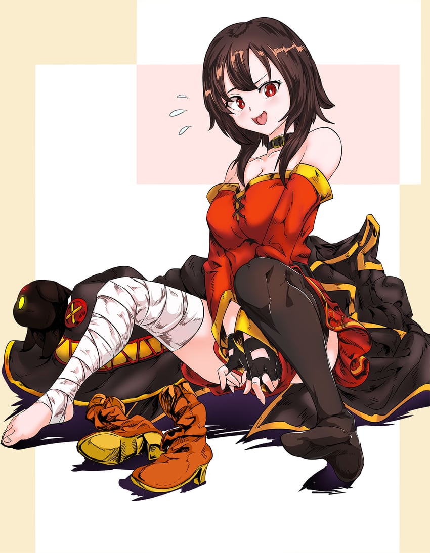 megumin (kono subarashii sekai ni shukufuku wo!) drawn by ebinoshippo