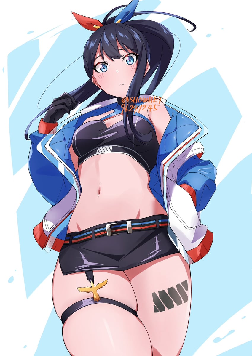 takarada rikka (gridman universe and 1 more) drawn by showhey!!