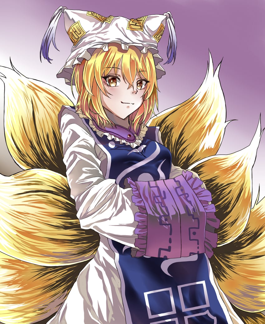 yakumo ran (touhou) drawn by soara_(gun0677)