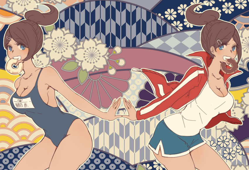 asahina aoi (danganronpa and 1 more) drawn by ai-wa