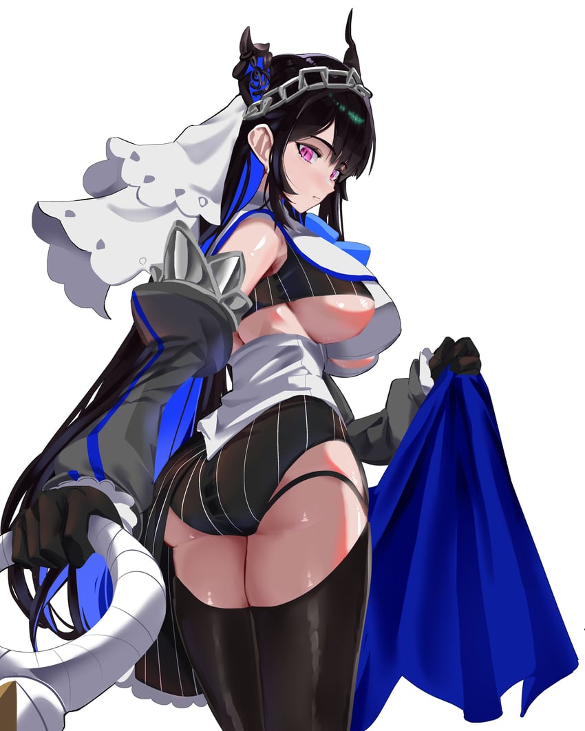ouro kronii and nerissa ravencroft (hololive and 1 more) drawn by daaku_(koizumi_arata)