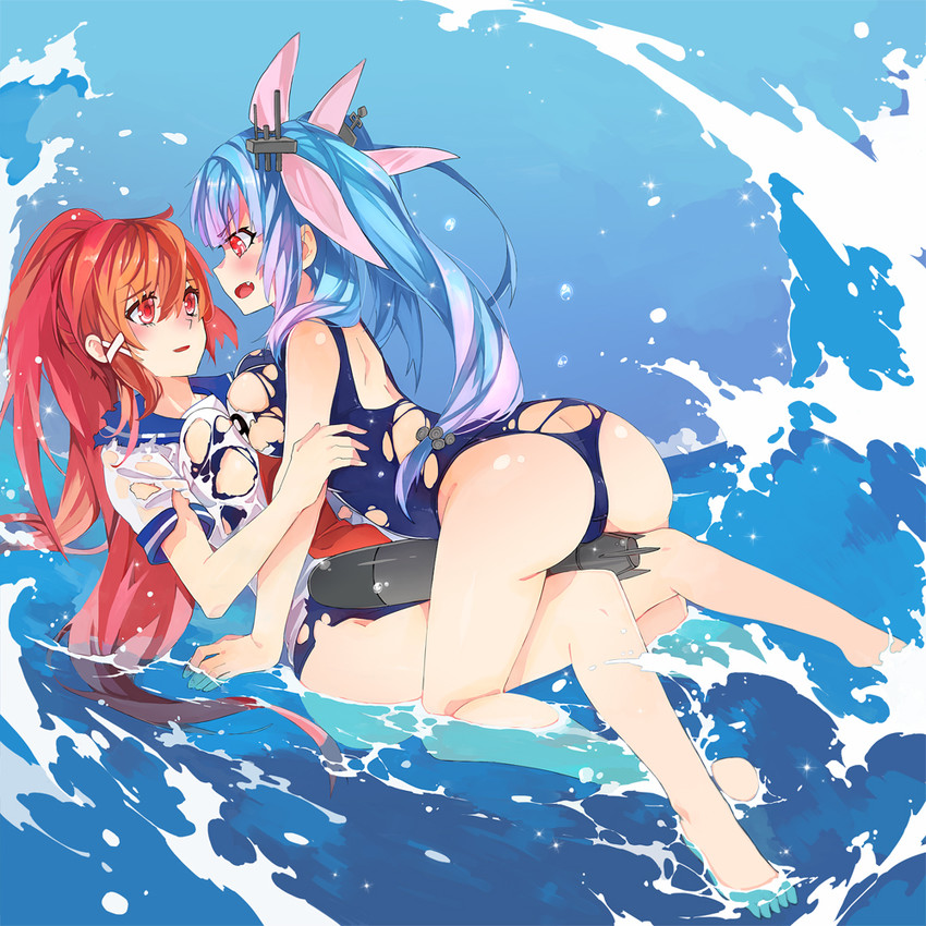 i-19 and i-168 (kantai collection) drawn by zhuxiao517