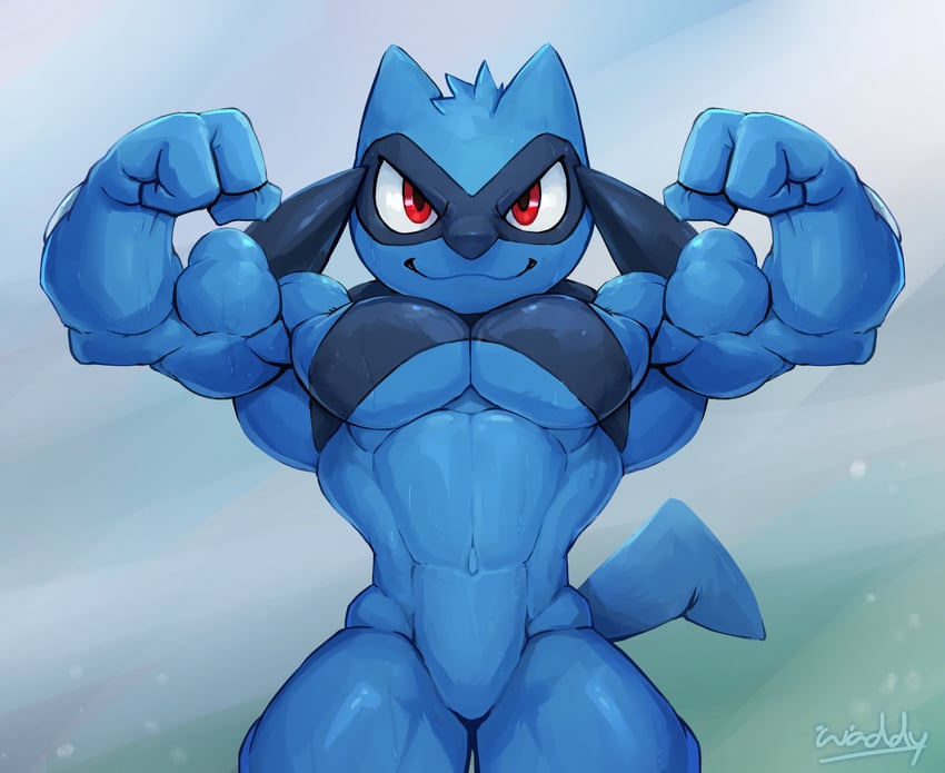 riolu (pokemon) drawn by waddledox_(waddy)