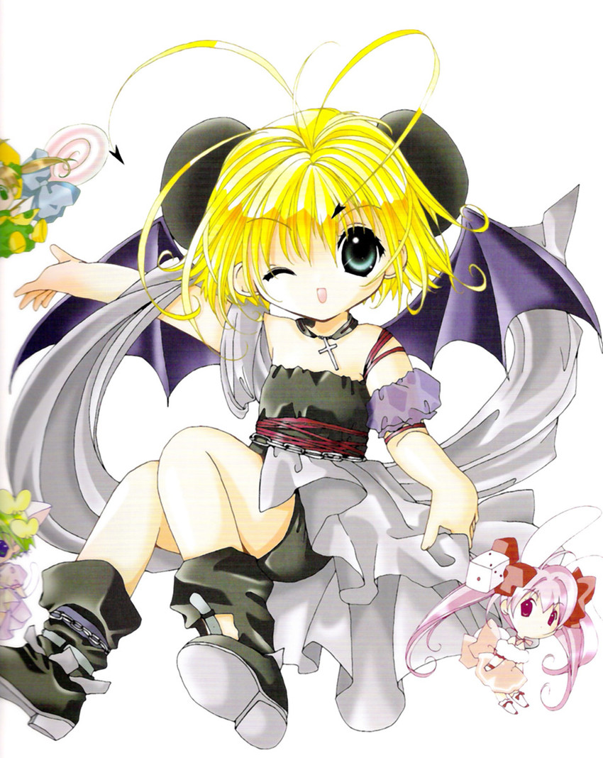 usada hikaru, dejiko, puchiko, and piyoko (di gi charat) drawn by koge_donbo
