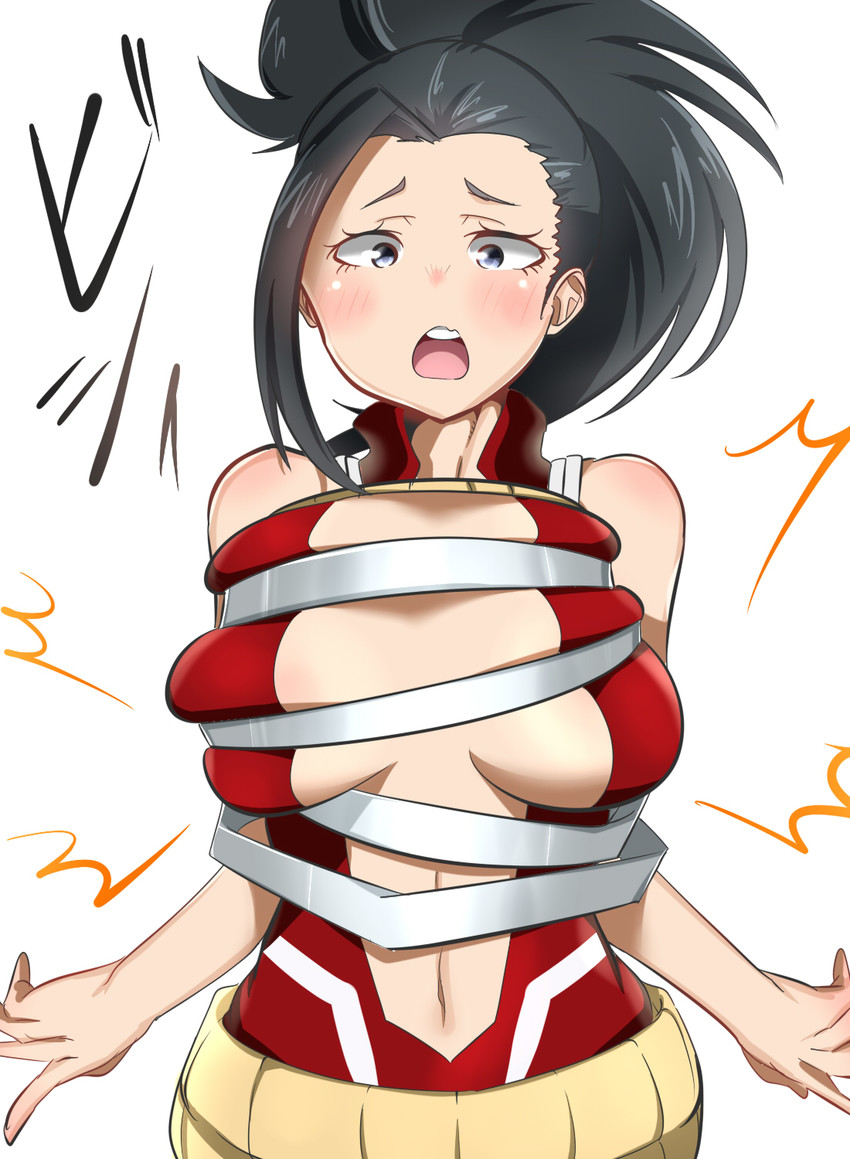 yaoyorozu momo (boku no hero academia) drawn by hyuuman