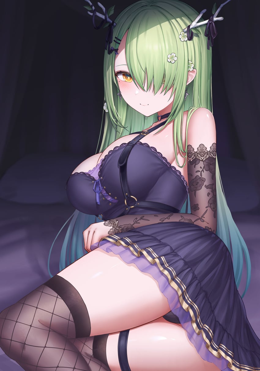 ceres fauna (hololive and 1 more) drawn by dudunia