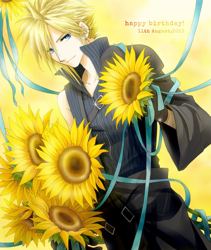 cloud strife (final fantasy and 2 more) drawn by persia_(lwlw)
