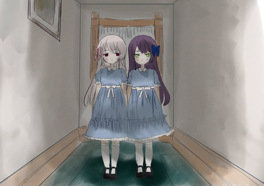funada kiito, funada ui, and grady sisters (assault lily and 1 more) drawn by fumi_(fumifumi3axl)