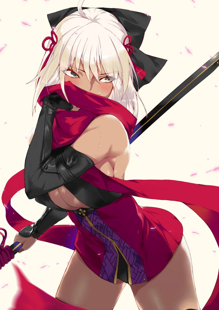okita souji and okita souji alter (fate and 1 more) drawn by ohland