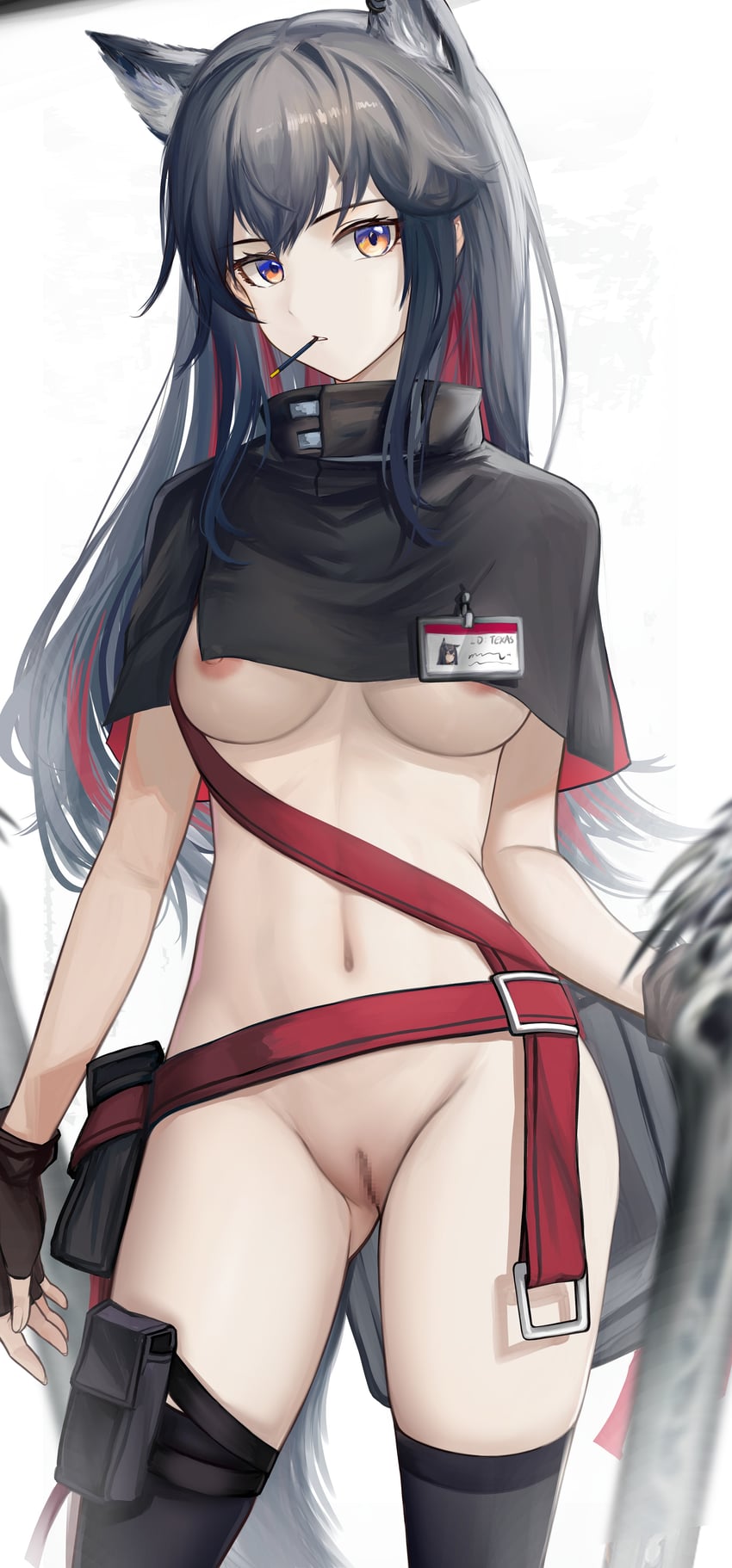 texas (arknights) drawn by nopetroto