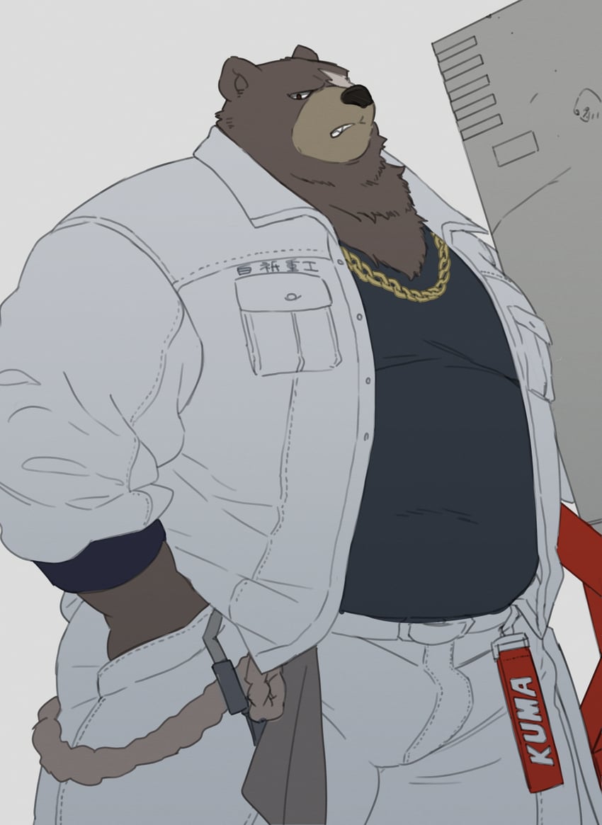 ben bigger (zenless zone zero) drawn by kajika_(ka_ji_ka)