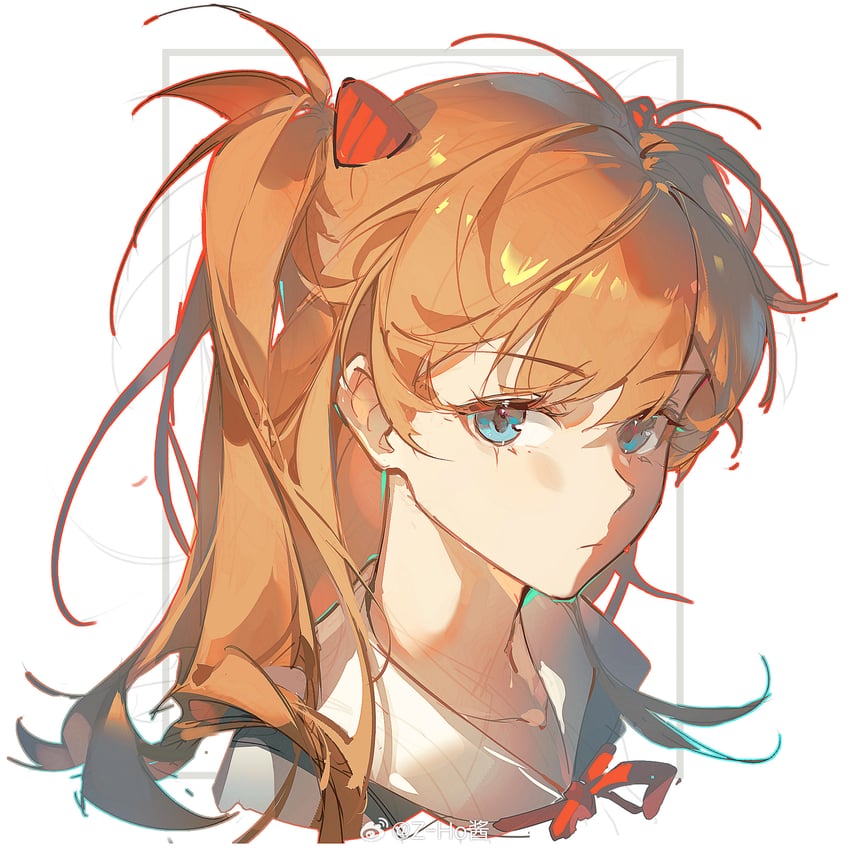 souryuu asuka langley (neon genesis evangelion) drawn by z-ho