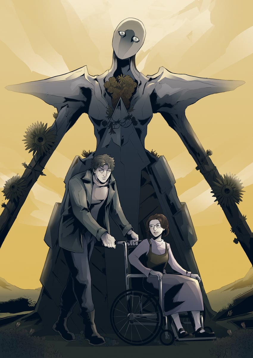 olivia, marcoh, and mechanical dance (fear & hunger and 1 more) drawn by letho-arts
