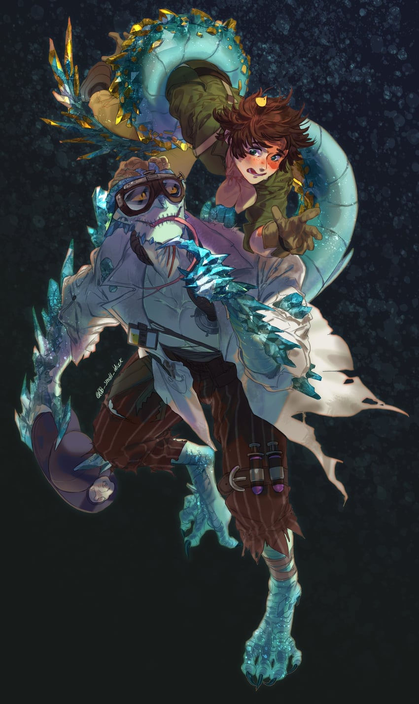 norton campbell and luchino (identity v) drawn by small_dduck