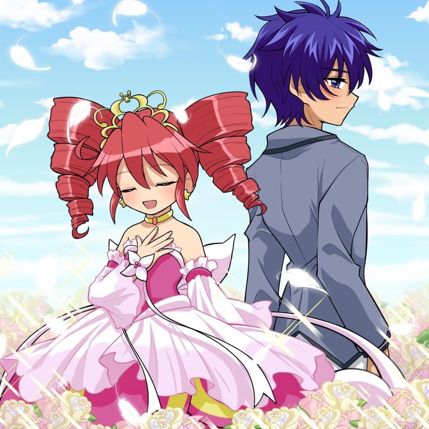 fine and shade (fushigiboshi no futago hime and 1 more) drawn by chaimaou