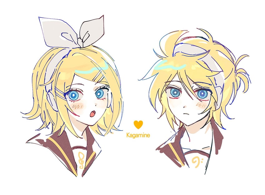 kagamine rin and kagamine len (vocaloid) drawn by m_(d98133721)