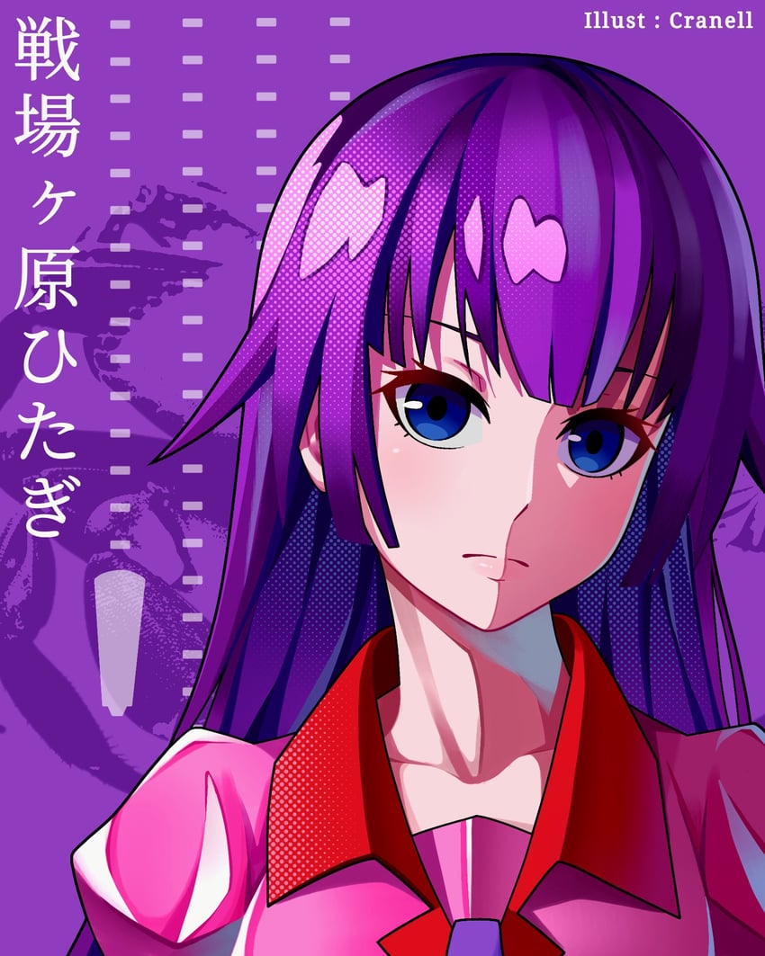 senjougahara hitagi (monogatari and 1 more) drawn by cranell