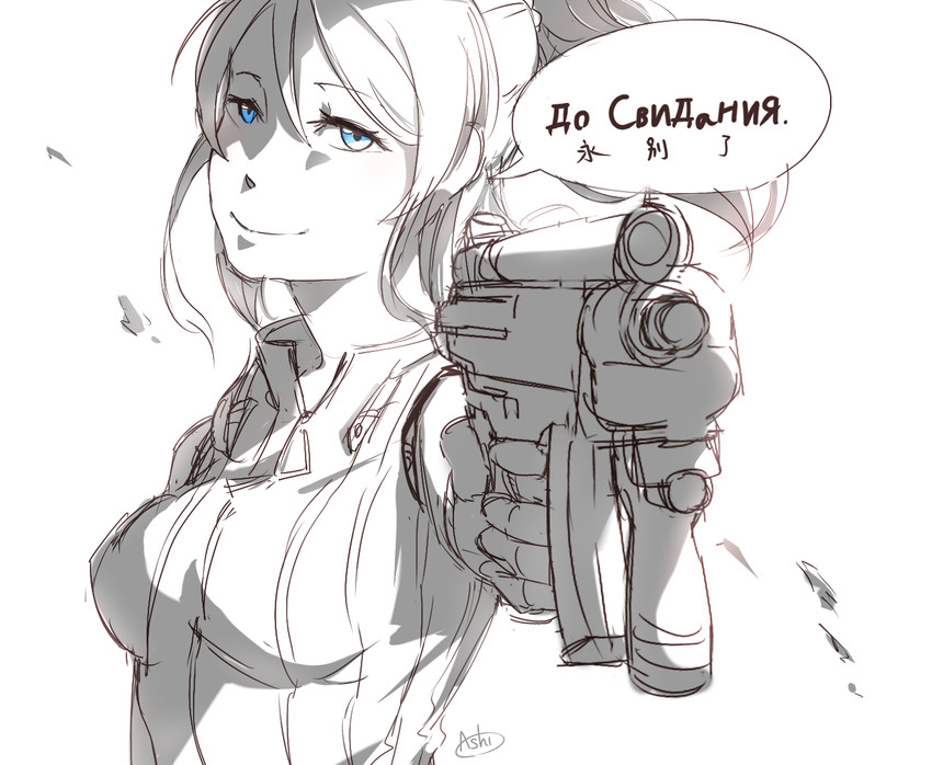 ayase eli (love live! and 1 more) drawn by a-shi_(lion81923)