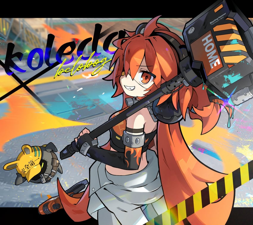 koleda belobog and safety (zenless zone zero) drawn by morizo_(morizoshop)