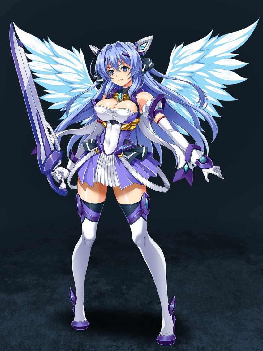 katsuragi marina and exs-tia (kouyoku senki exs-tia and 1 more) drawn by sirano