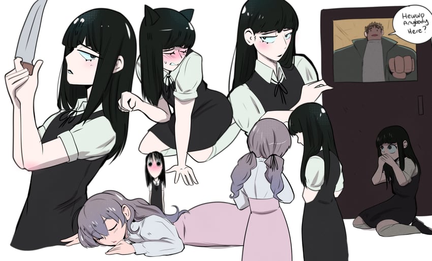 marina, samarie, and marcoh (fear & hunger and 1 more) drawn by onac911