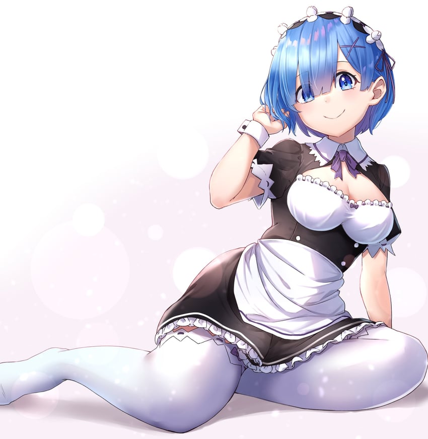 rem (re:zero kara hajimeru isekai seikatsu) drawn by m.tokotsu