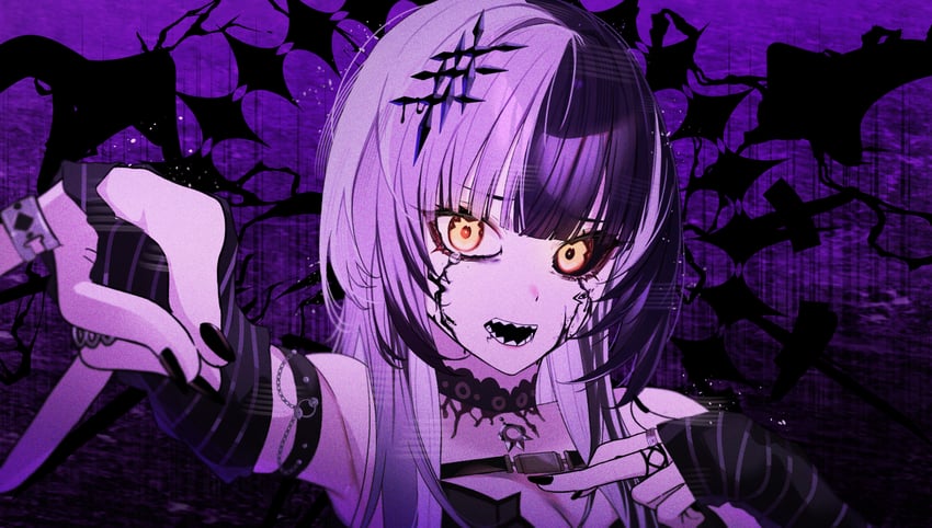 shiori novella (hololive and 1 more) drawn by higeji_(higeji404)