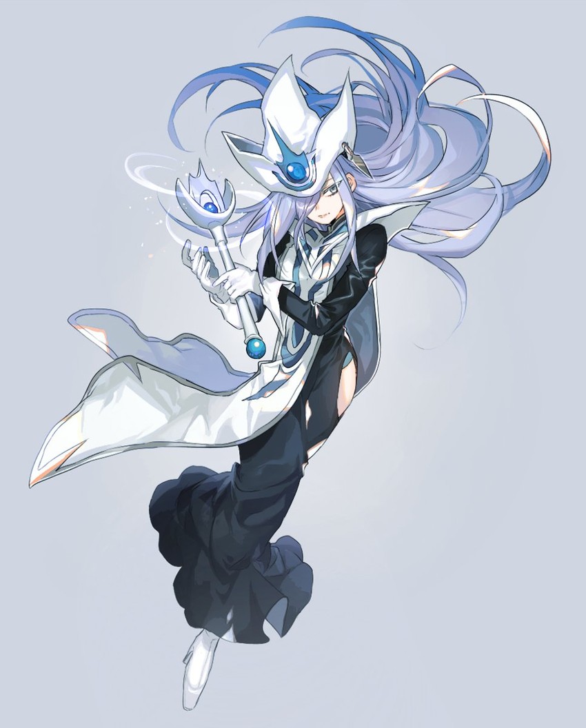 silent magician (yu-gi-oh! and 1 more) drawn by newo_(shinra-p)