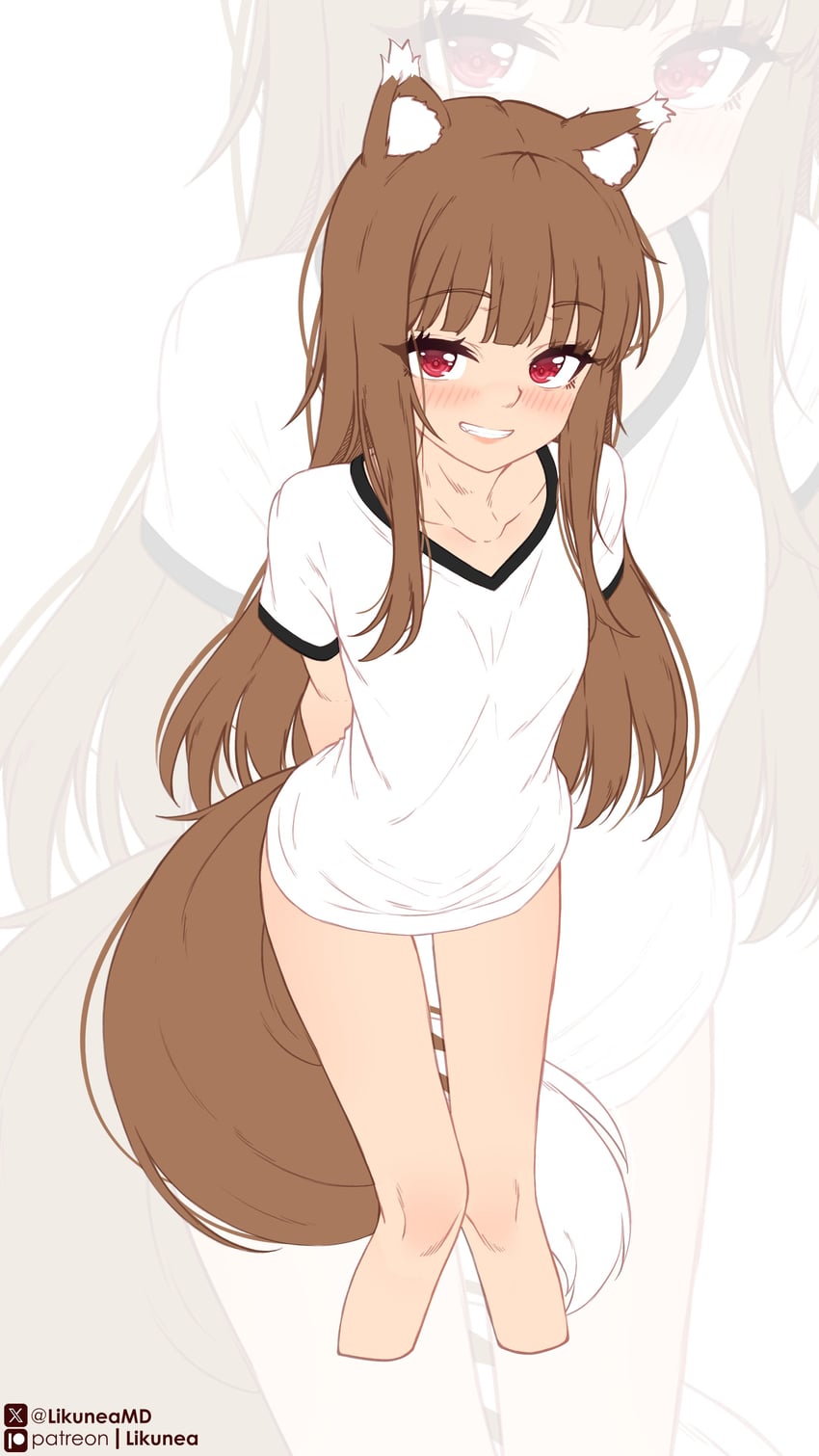 holo (spice and wolf) drawn by likunea
