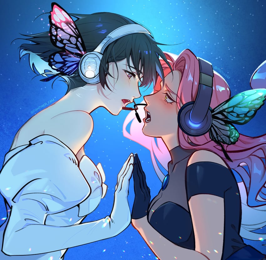 sua and mizi (alien stage and 1 more) drawn by gwem and panther-fam